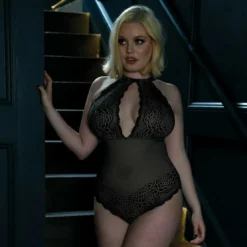ScantillyBody dentelle stretch sans armatures noir- Indulge Me