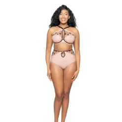 ScantillyCulotte taille haute rose- Heart Throb