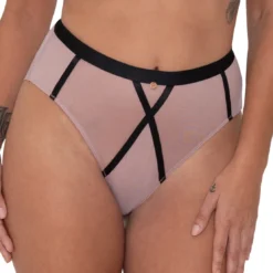 ScantillyCulotte taille haute noire- SHEER CHIC