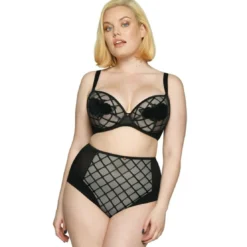 ScantillySoutien-gorge plongeant armatures noir- Velvet Rose