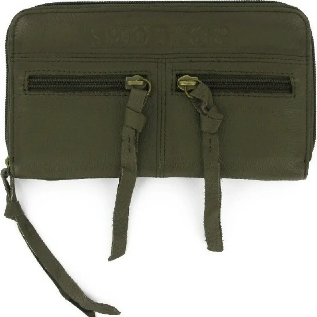 ScooterPortefeuille JORDAO taupe en cuir