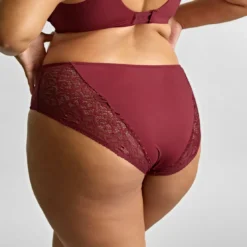 SculptresseCulotte échancrée - Cherry red rouge- Estel