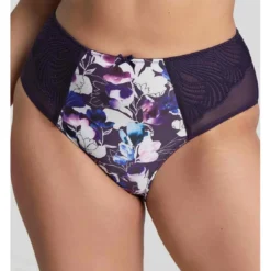 SculptresseCulotte classique à Broderie et Imprimés Floraux - Violette - Sculptresse- Arianna