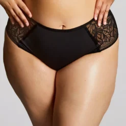 SculptresseCulotte en dentelle - Noir - Sophia