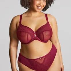 SculptresseCulotte taille haute Natalia Bordeaux- NATALIA