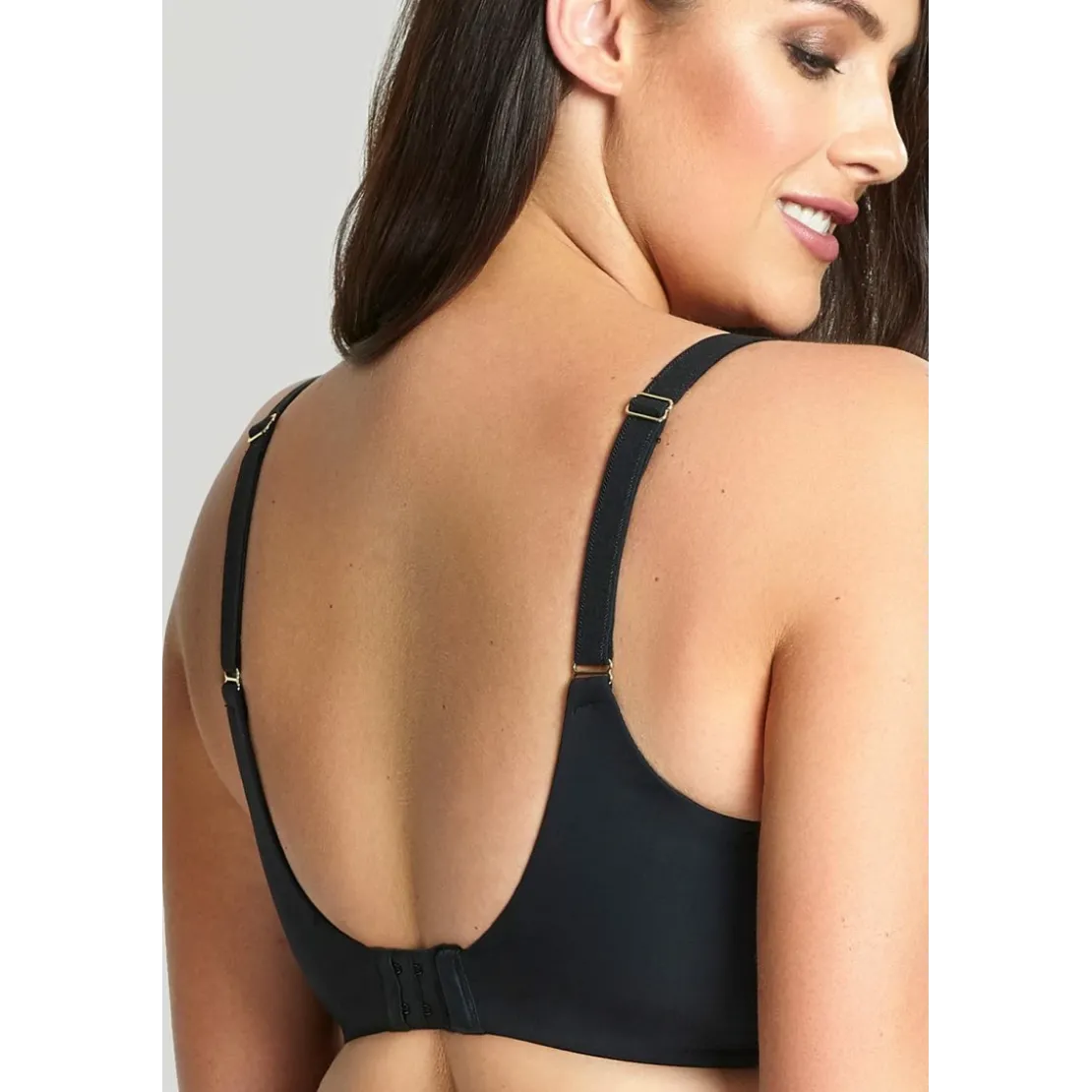 SculptresseSoutien-gorge bonnets entiers noir- Estel