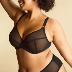 SculptresseSoutien gorge plongeantnoir- Liberty