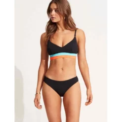 SeafollyCulotte de bain classique - Noir- Sea Dive