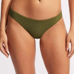 SeafollyCulotte de bain classique - Verte- Willow