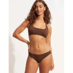 SeafollyCulotte de bain classique - Marron- Sea Dive