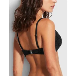 SeafollyHaut de maillot de bain bralette - Noir- Sea Dive