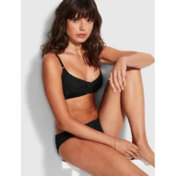 SeafollyHaut de maillot de bain bralette - Noir- Sea Dive