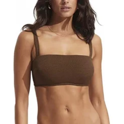 SeafollyHaut de maillot de bain brassière - Seafolly Marron - Sea Dive