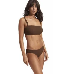 SeafollyHaut de maillot de bain brassière - Seafolly Marron - Sea Dive