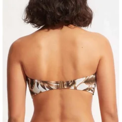 SeafollyHaut de maillot de bain bandeau - Vert- Island In The Sun
