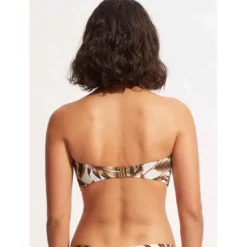 SeafollyHaut de maillot de bain bandeau - Vert- Island In The Sun