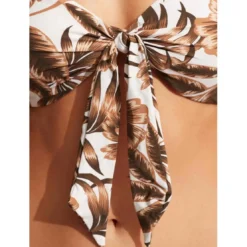 SeafollyHaut de maillot de bain bandeau - Vert- Island In The Sun