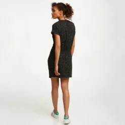 See u SoonRobe courte effet chiné noeud fantaisie femme See U Soon - Noir