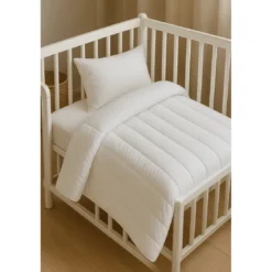 SeleniaCouette bébé blanche Microfibre Tempérée