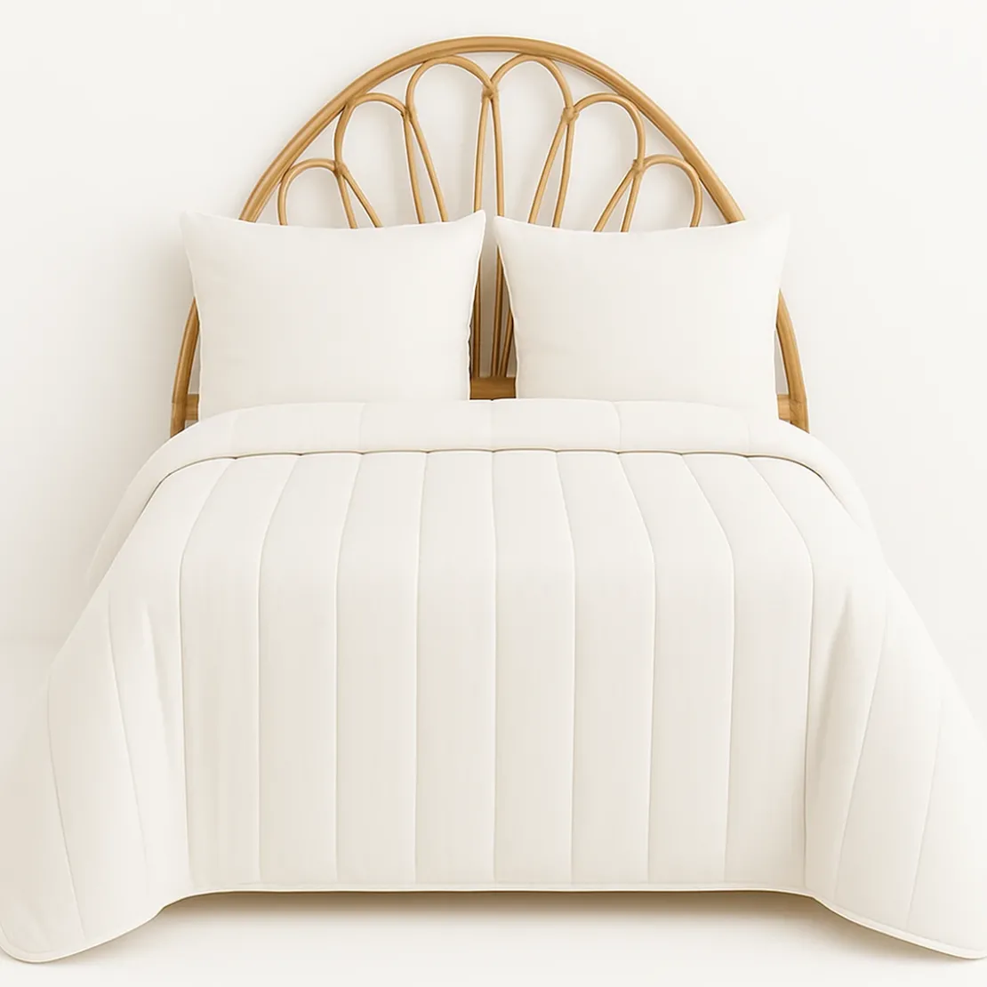 SeleniaCouette Blanche Coton Bio - Tempérée - 200x200