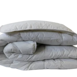 SeleniaCouette Blanche 100 % Coton Percale 91 fils - Chaude - 200x200