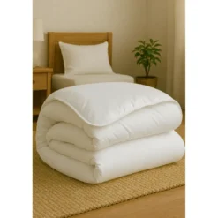 SeleniaCouette blanche "Hygiène Plus" Microfibre