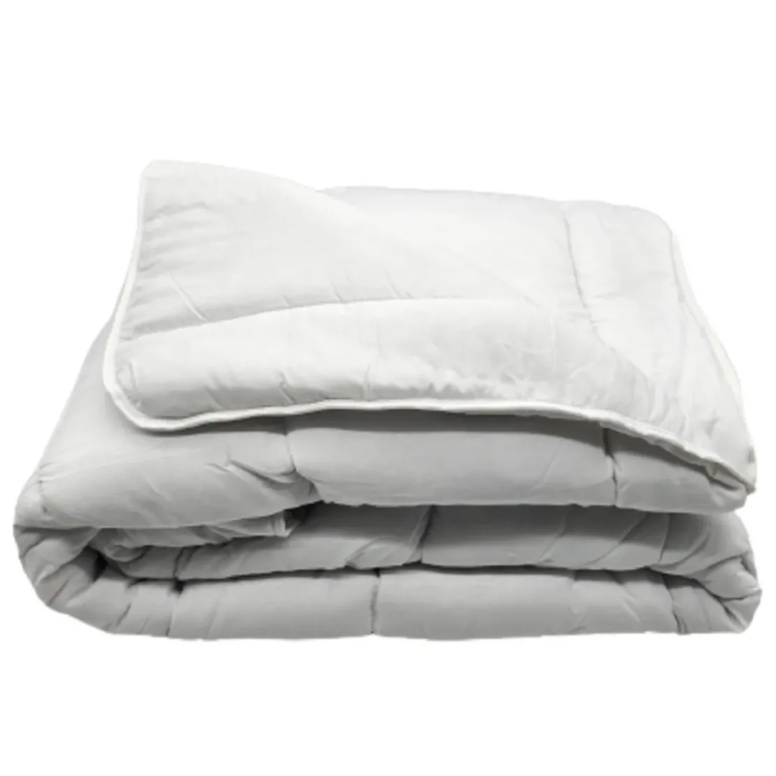 SeleniaCouette blanche tempérée "Lavable à 95°C" - Polycoton