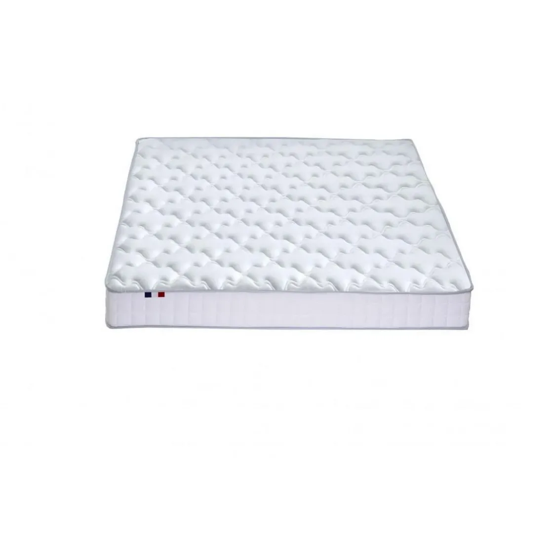SeleniaEnsemble Matelas 100% latex 3 zones NUDE et Sommier Blanc