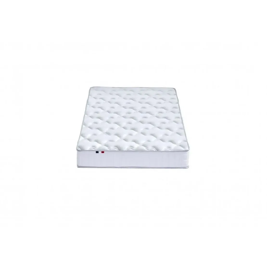 SeleniaEnsemble Matelas 100% latex 3 zones NUDE et Sommier Blanc
