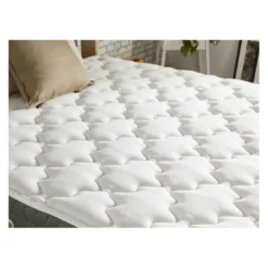 SeleniaEnsemble Matelas Ressort 7 Zones Face Hiver/Eté HYGO + Sommier Vert Céladon LEO Fabriqué En France