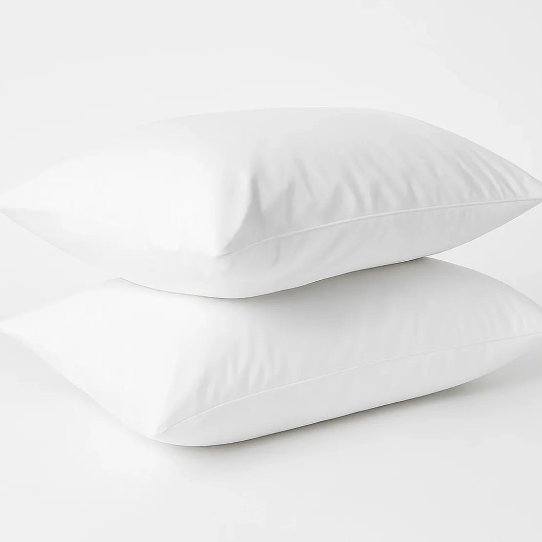 SeleniaLot de 2 oreillers blancs "Recyclé" Microfibre - blanc
