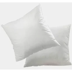 SeleniaLot de 2 Oreillers Blanc 100% Coton Selenia