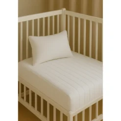 SeleniaOreiller bébé blancCoton 57 fils anti-acariens Souple