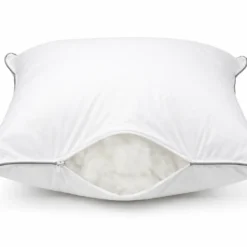 SeleniaOreiller blanc ferme "Prestige" - Coton Percale