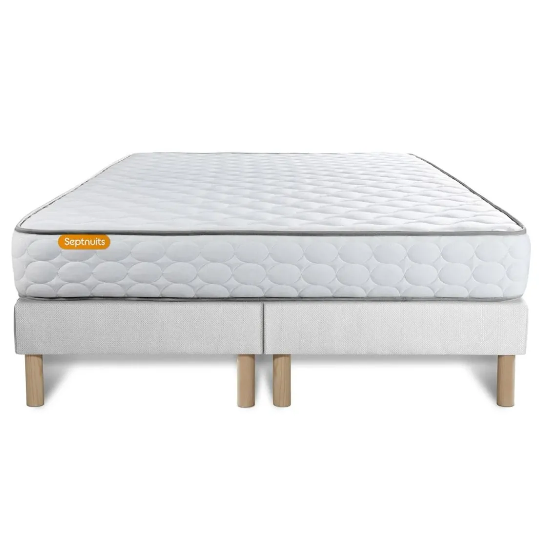 SeptnuitsEnsemble matelas Memoire de forme double sommier