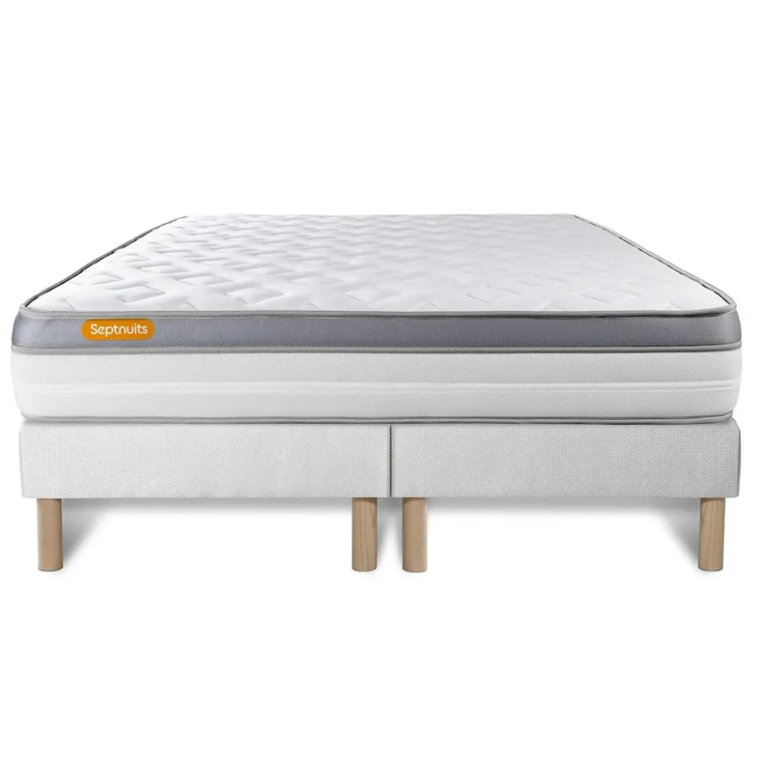 SeptnuitsMatelas double sommier Memo Zen Mousse a memoire de forme 5 zones de confort MAXI epaisseur