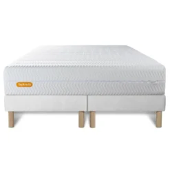 SeptnuitsMatelas double sommiers Memo Bio Mousse a memoire de forme 5 zones de confort Maxi epaisseur Dehoussable