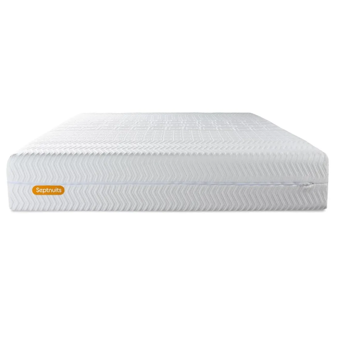 SeptnuitsMatelas double sommiers Memo Bio Mousse a memoire de forme 5 zones de confort Maxi epaisseur Dehoussable