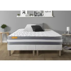 SeptnuitsMatelas double sommiers Memo Plus Memoire de forme 3 zones