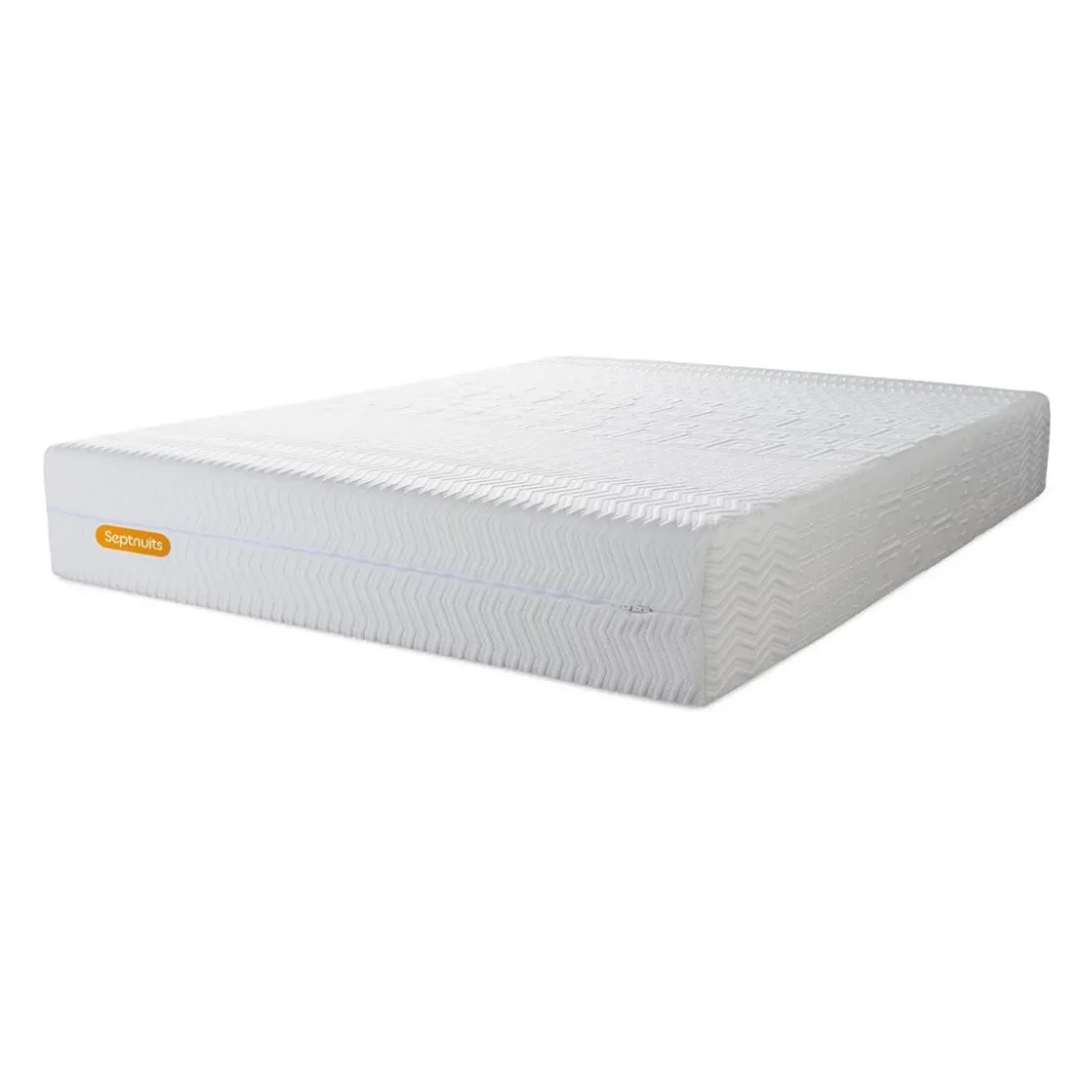 SeptnuitsPack Matelas sommier Memo BioMousse avec Couette et 2 oreillers