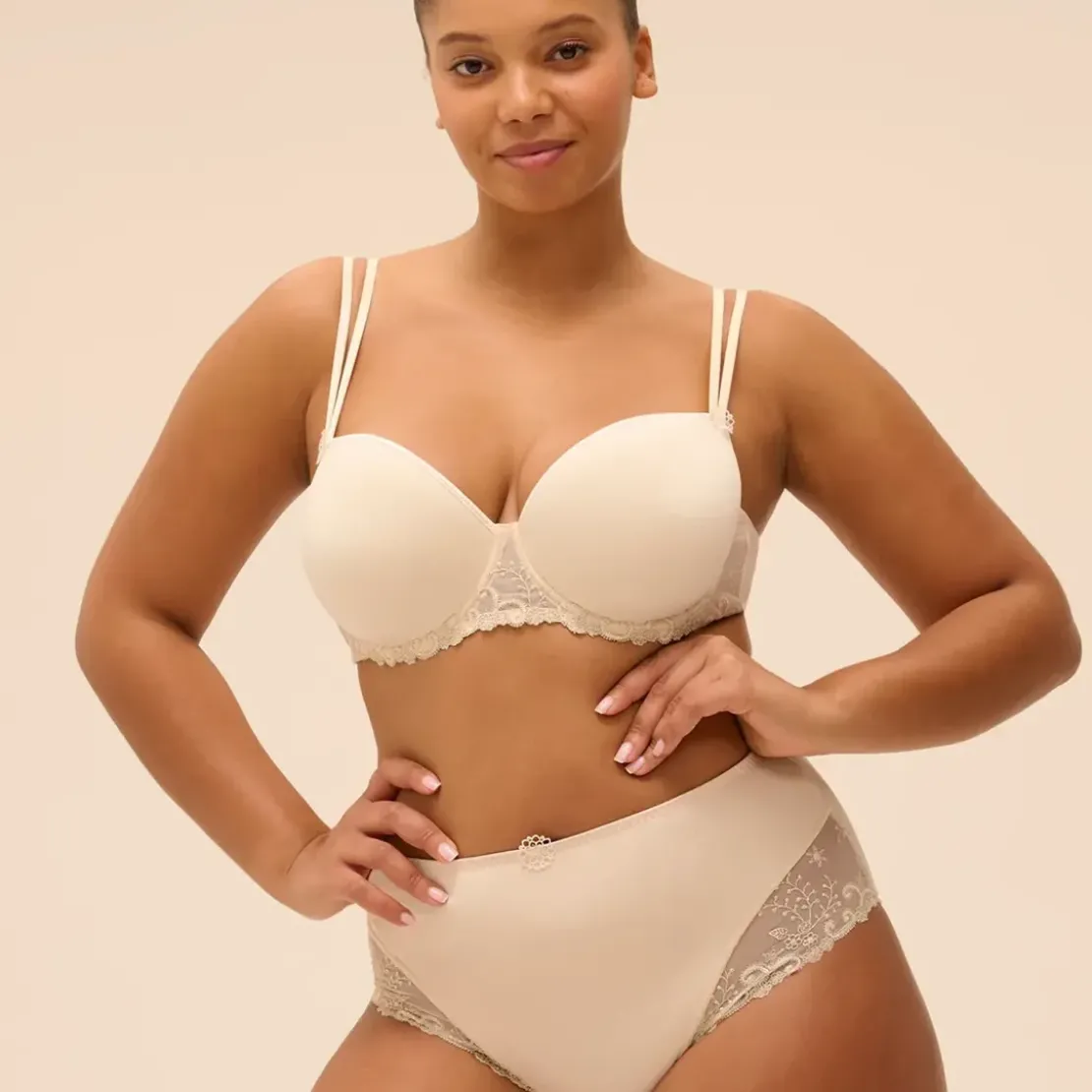 Simone PérèleCulotte taille haute beige- DELICE