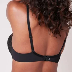 Simone PérèleSoutien-gorge armatures décolleté plongeant noir- Wish