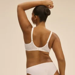 Simone PérèleSoutien-gorge avec armatures moulé décolleté plongeant blanc- COMÈTE