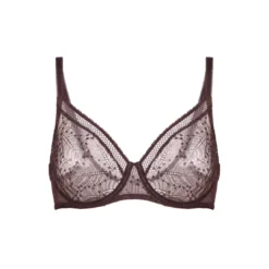 Simone PérèleSoutien-gorge avec armatures moulé décolleté plongeant - Brun Foncé marron- COMETE