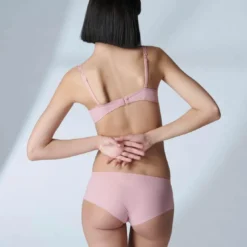 Simone PérèleSoutien-gorge corbeille armatures - Rose- Saga
