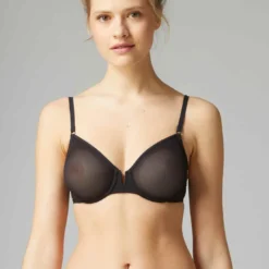 Simone PérèleSoutien-gorge Emboîtant Armatures Noir- ROSALIE