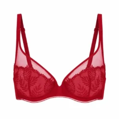 Simone PérèleSoutien-gorge Plongeant Armatures Rouge- BLOOM