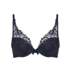 Simone PérèleSoutien-gorge push-up décolleté plongeant - Saphir bleu- WISH