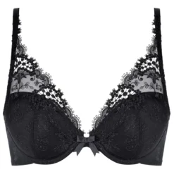 Simone PérèleSoutien-Gorge Push-Up Triangle Noir- Wish