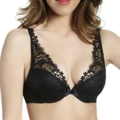 Simone PérèleSoutien-Gorge Push-Up Triangle Noir- Wish